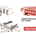 Fermatovaglia Acciaio Set 4 Pz. Presto-8595028484250