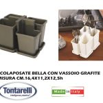 Scolaposate Bella Con Vassoio Grafite-8009404239582