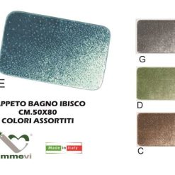 Tappeto Bagno Ibisco Cm.50X80 Col. Ass.-8011865311202