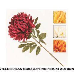 Fiore Stelo Crisantemo Superior Cm.74 Autunno 4 Ass.-8031244320595