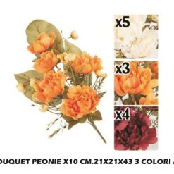 Bouquet Peonie X10 3 Ass.-8031244328577