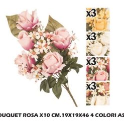 Bouquet Rosa X10 4 Ass.-8031244328584