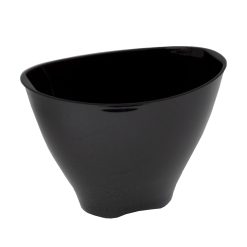 SECCHIELLO CHAMPAGNE OVALE ACRIL.CM.28X18 H20 NERO