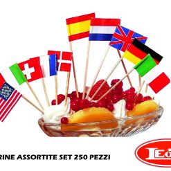 Bandierine Assortite Cm.7 Conf. 250 Pz.