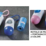 Rotolo Sacchetti Animali Set 20 Pz. + Portasacchet-8021785582477