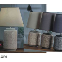 Lampada Ceramica Carson Cm.25X40H 3 Col. Ass.-8021785610101