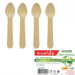 Cucchiaino Legno Bio Conf. 24 Pz.-8056304642806
