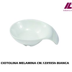 Ciotolina Melamina Cm.12X9X5H Bianca-4713273041149