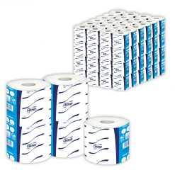 Carta Igienica Fascettata, Set da 24 Confezioni da 4 Rotoli ciascuna (Copia) (Copia) (Copia)