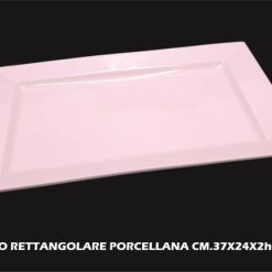 Vassoio Rett.Re Porcellana Cm.36X24X2