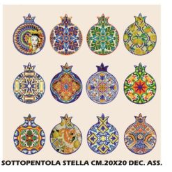 Sottopentola Stella Cm.20X20 Dec. Ass.-8057960568783