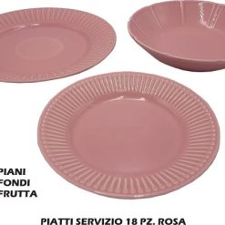 Piatti Serv. 18 Pz. Rosa-8057960572636