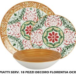 Piatti Serv. 18 Pz. Florentia Ocra-8056234692308