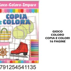 Gioco Coloro Imparo Copia E Colora 16/A-9791254541135