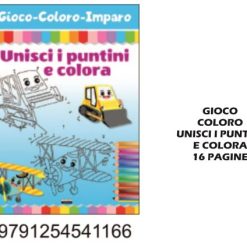 Gioco Coloro Imparo Unisci I Puntini 16/A-9791254541166
