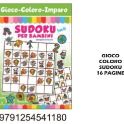 Gioco Coloro Imparo Sudoku 16/A-9791254541180