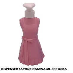 Dispenser Sapone Damina Ml.300 Rosa-8011690370054