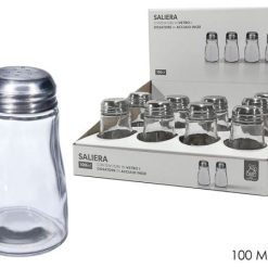 Saliera Vetro Tappo Acciaio-8015361237448