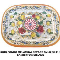 Vassoio Fondo Melamina Rett.Re Cm.42