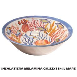 Insalatiera Melamina Cm.32X11H Il Mare-8055684930176