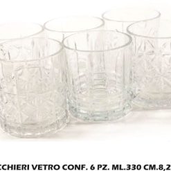 Bicchiere Acqua Cf.6Pz. Cl.33 Cm.8