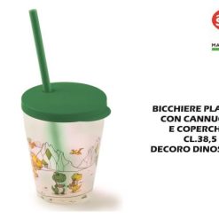 Bicchiere Dinosauro Cl.38
