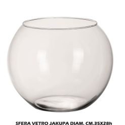 Sfera Vetro Jakupa Diam. Cm.35X28H-8021785425323