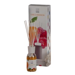 DIFFUSORE FRAGRANZE CON BASTONC. ML.125 UVA ARANCIA