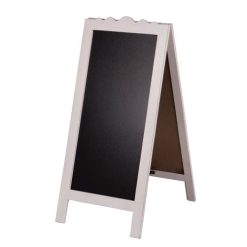 Lavagna Doppia Supporto Legno Cm.45X4