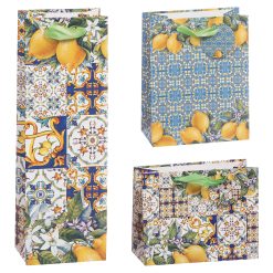 BUSTA REGALO CARTA CM.33X10X46h 4 DECORI