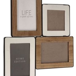 Portafoto Metallo+Mdf Cm.33X38-8021785754621