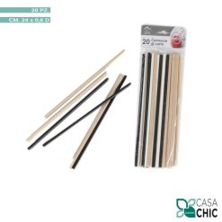 Cannucce Carta Set 20 Pz. Col. Ass.-8008240200213