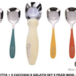 Paletta E Cucchiai X Gelato Set 4 Pz. Fiat 40650012-3661075281151
