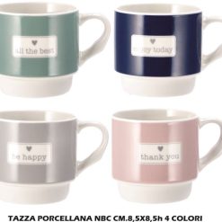 Tazza Porcellana Nbc Cm.8