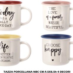 Tazza Porcellana Nbc Cm.9