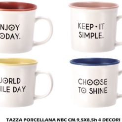 Tazza Porcellana Nbc Cm.9