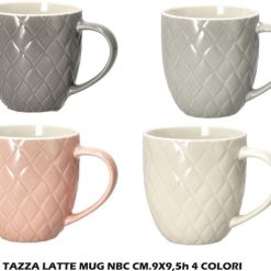 Tazza Latte Mug Nbc Cm.9X9