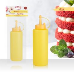 Bottiglia X Condimenti Plastica Ml.350 Gialla-8050767457083