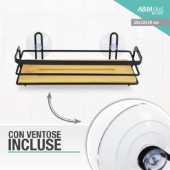 Frontale Rett.Re Bagno Bamboo Cm.25X12X9H-8050767464371