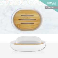 Poggiasapone Bagno Bamboo Cm.12