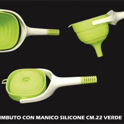 Imbuto Con Manico Silicone Cm.22 Verde-8050767499731