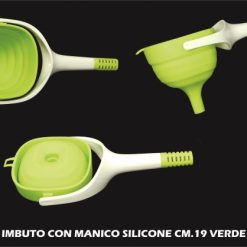 Imbuto Con Manico Silicone Cm.19 Verde-8050767499748