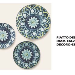 Piatto Dessert Decoro 43 Cm.20-8057960549751