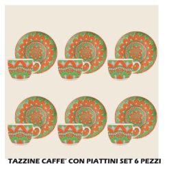 Tazzine Caffe' Conf. 6 Pz. C/Piatt.-8057960559385