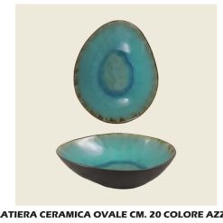 Insalatiera Ceramica Cm.20 Azzurro-8057960563290