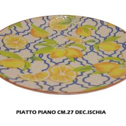 Piatto Piano Cm.27 Dec.Ischia-8057960569247