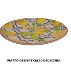 Piatto Dessert Cm.20 Dec.Ischia-8057960569254