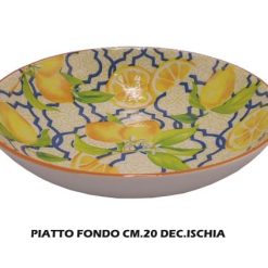 Piatto Fondo Cm.20 Dec.Ischia-8057960569261