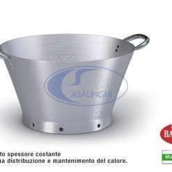 Scolapasta Conico 2 Maniglie Cm.36X18