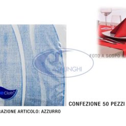 Tovaglioli Airlaid Cm.40X40 Set 50 Pz. Onda-8054619610411